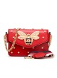 WOMEN FLAP BAG WITH PEARL  BEE